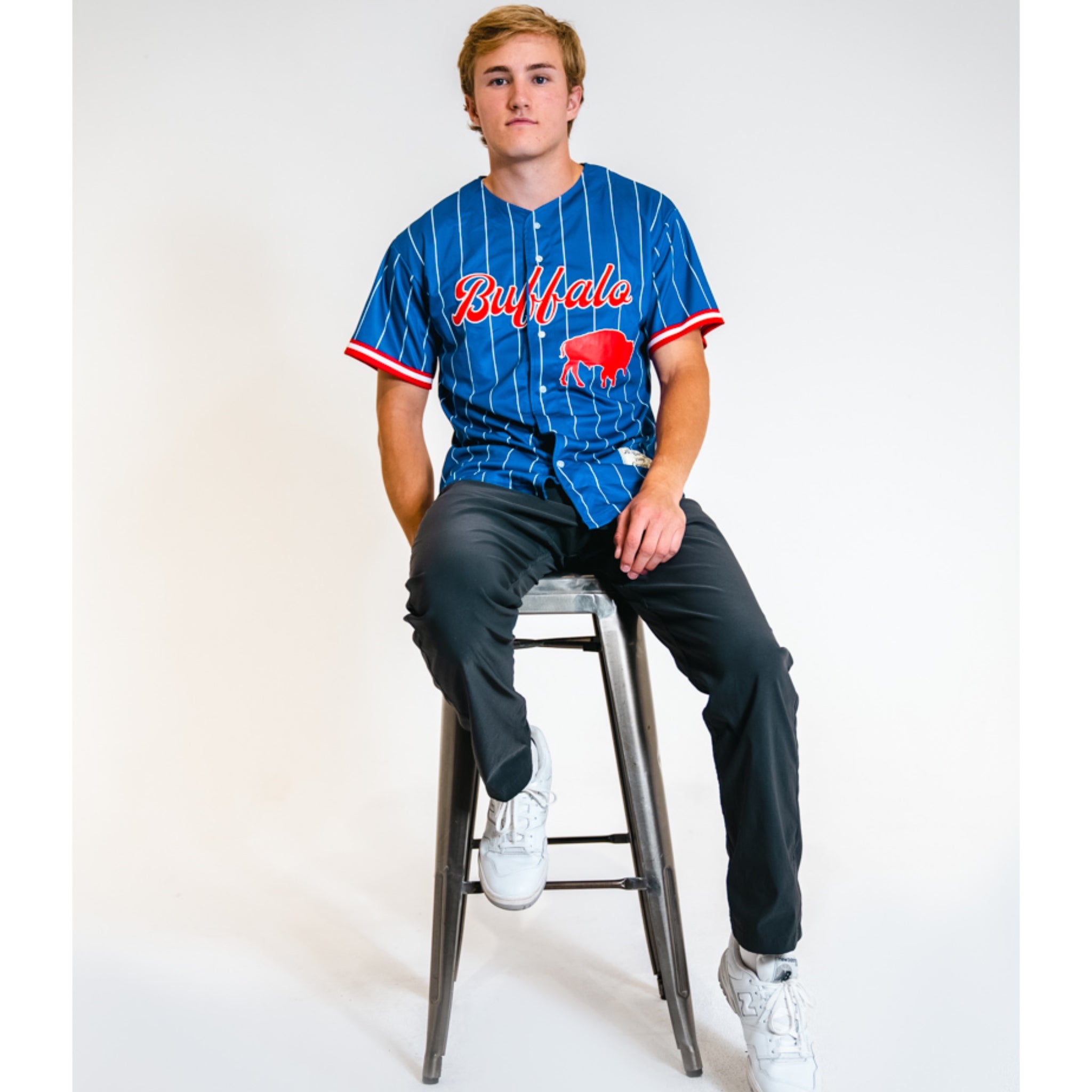 Buffalo Baseball Jersey – aiojerseyco - Main Image