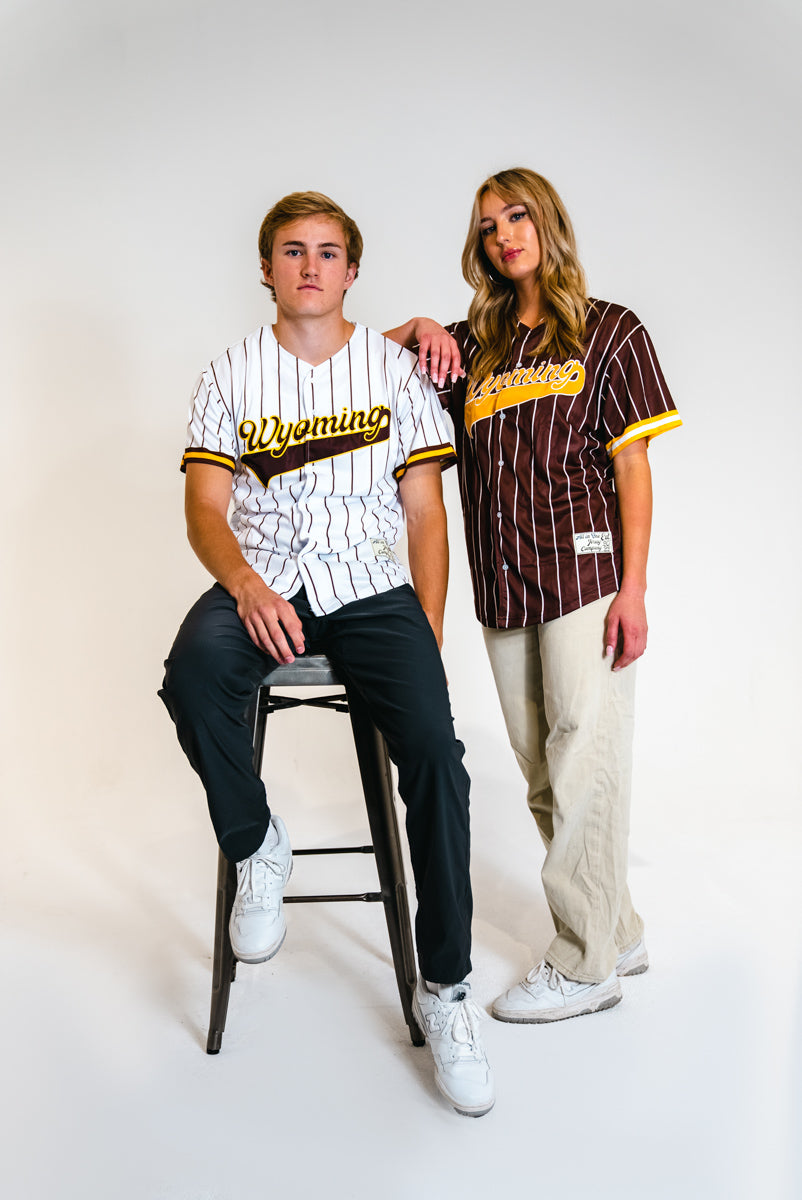 Wyoming Baseball Jersey All-Over-Print - joxtee